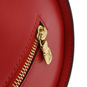 Louis Vuitton Red Epi Soufflot Handbag M52227 MI0977 166717