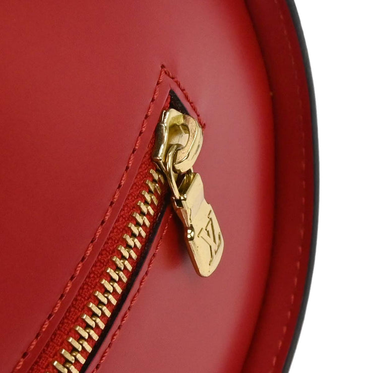 Louis Vuitton Red Epi Soufflot Handbag M52227 MI0977 166717
