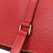 Louis Vuitton Red Epi Soufflot Handbag M52227 MI0977 166717