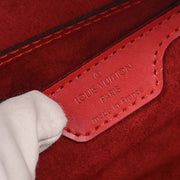 Louis Vuitton Red Epi Soufflot Handbag M52227 MI0977 166717