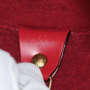 Louis Vuitton Red Epi Soufflot Handbag M52227 MI0977 166717