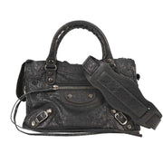 Balenciaga Gray Classic Mini City 2way Handbag 300295.1160.V.528147 166718