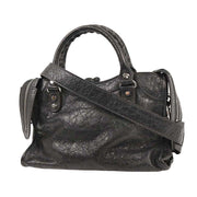 Balenciaga Gray Classic Mini City 2way Handbag 300295.1160.V.528147 166718