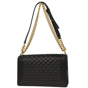 Boy Chanel Black Calfskin Medium Shoulder Bag 166721