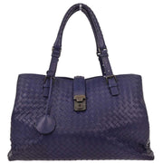 Bottega Veneta Purple Intrecciato Roma Tote Bag B04189436N 166722