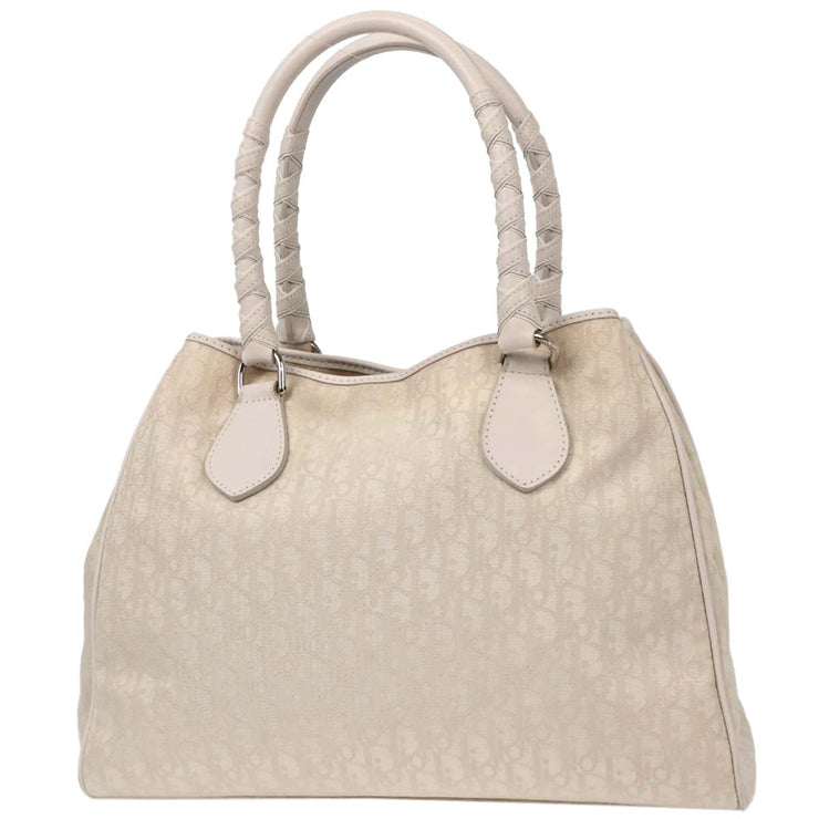 Christian Dior White Lovely Trotter Tote Bag 05-BO-1016 166724