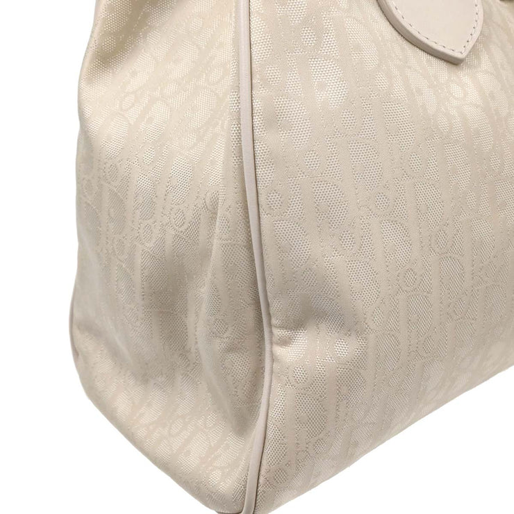 Christian Dior White Lovely Trotter Tote Bag 05-BO-1016 166724