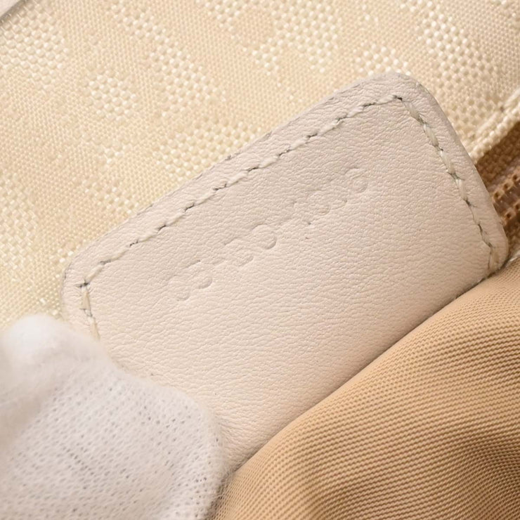 Christian Dior White Lovely Trotter Tote Bag 05-BO-1016 166724