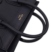Celine Navy Leather Nano Luggage Tote Bag F-CU-3108 166725
