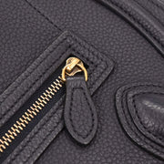 Celine Navy Leather Nano Luggage Tote Bag F-CU-3108 166725