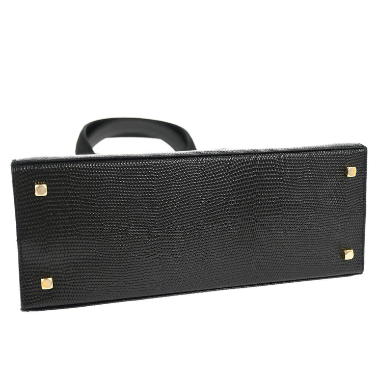Salvatore Ferragamo Black Vara Bow Handbag BA-21 4178 166728