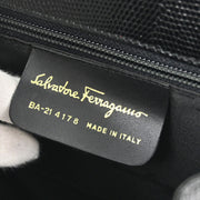 Salvatore Ferragamo Black Vara Bow Handbag BA-21 4178 166728