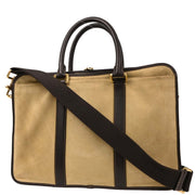 Loewe Beige Suede 2way Handbag 061410 166729