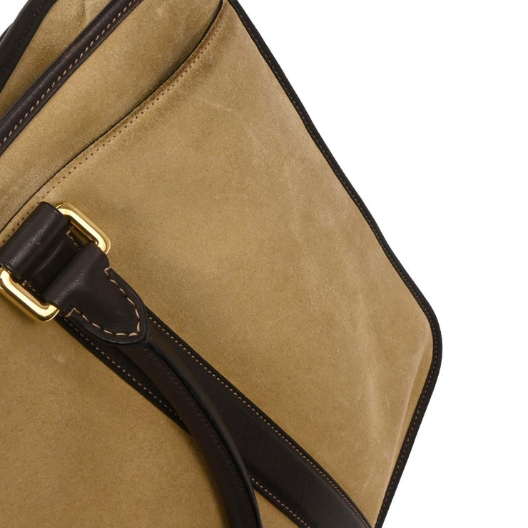 Loewe Beige Suede 2way Handbag 061410 166729