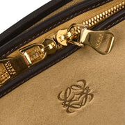 Loewe Beige Suede 2way Handbag 061410 166729