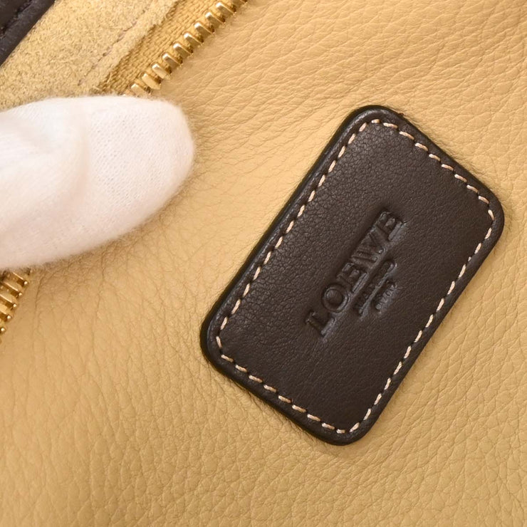 Loewe Beige Suede 2way Handbag 061410 166729