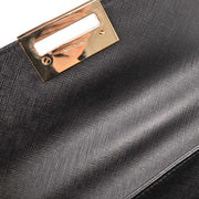 Salvatore Ferragamo Black Gancini 2way Handbag AF-21 0290 166730
