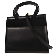 Salvatore Ferragamo Black Vara Bow 2way Handbag AQ-214178 166731