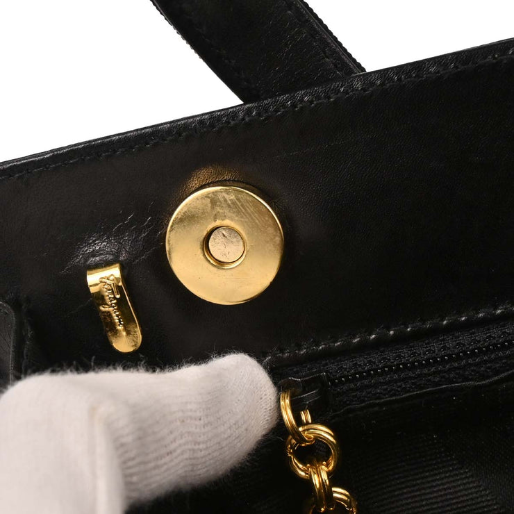 Salvatore Ferragamo Black Vara Bow 2way Handbag AQ-214178 166731
