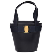 Salvatore Ferragamo Navy Vara Bow Handbag BA216161 166732