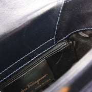 Salvatore Ferragamo Navy Vara Bow Handbag BA216161 166732