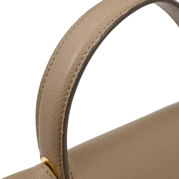 Celine Beige Belt Bag 2way Handbag S-CU-4136 166734