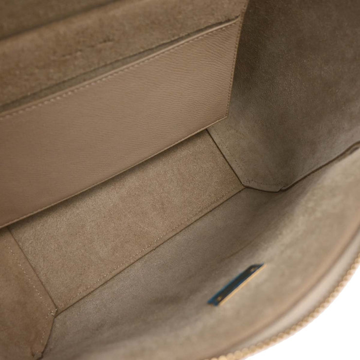 Celine Beige Belt Bag 2way Handbag S-CU-4136 166734
