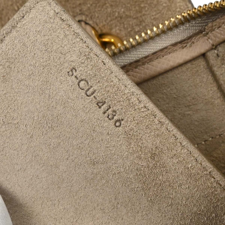 Celine Beige Belt Bag 2way Handbag S-CU-4136 166734