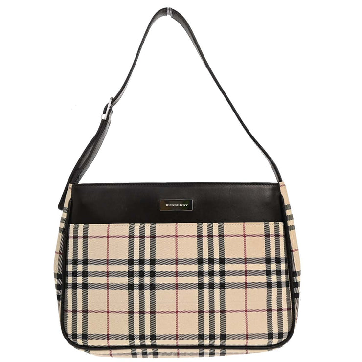 Burberry Beige Burberry Check Handbag 166736