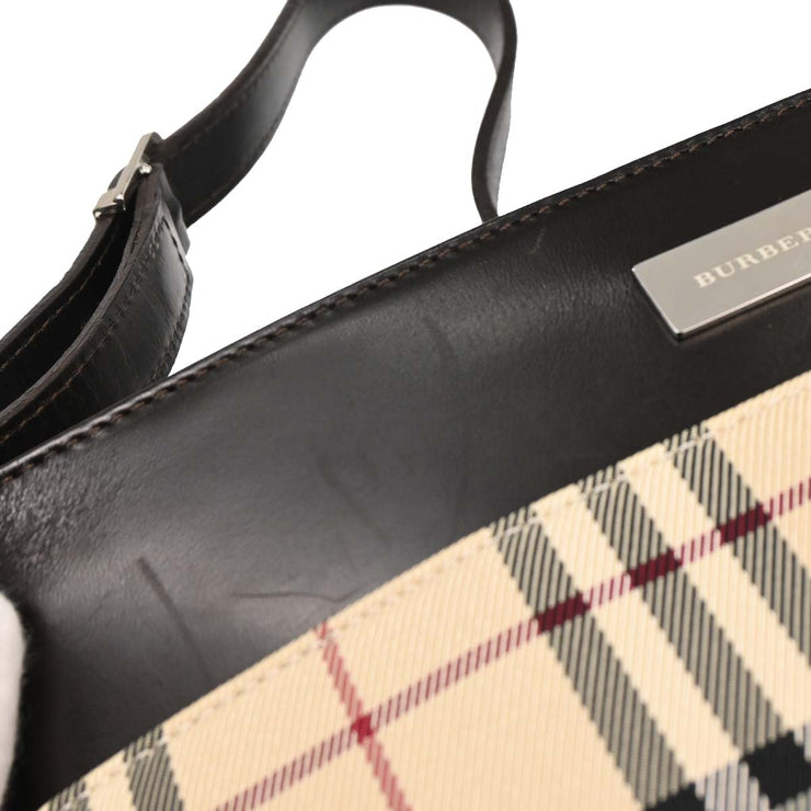 Burberry Beige Burberry Check Handbag 166736