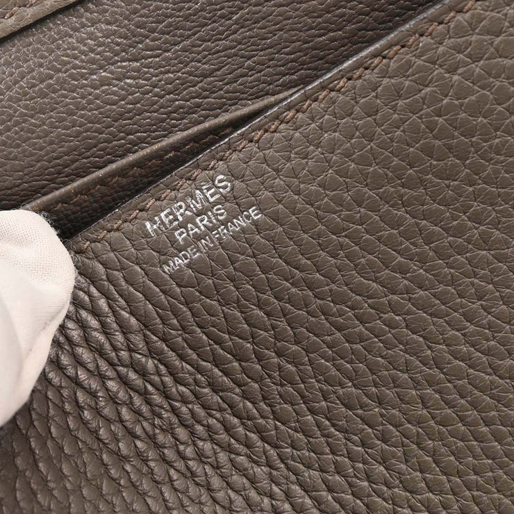 Hermes Etain Taurillon Clemence Steve Caporal 27 Shoulder Bag XGS006HI 166739