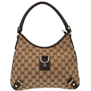 Gucci Beige GG Hobo Abbey D Ring Handbag 130738 486628 166740