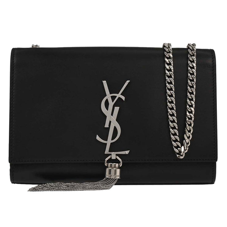 Saint Laurent Black Leather Kate Shoulder Bag GAB.474366.0618 166741