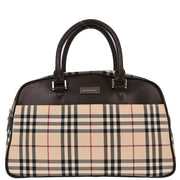 Burberry Beige Burberry Check Handbag 166742