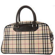 Burberry Beige Burberry Check Handbag 166742
