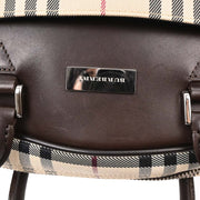 Burberry Beige Burberry Check Handbag 166742