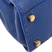 Fendi Blue Leather Peekaboo 2way Handbag 8BN226-8DD-158-0501 166744