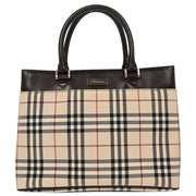 Burberry Beige Burberry Check Handbag 166746