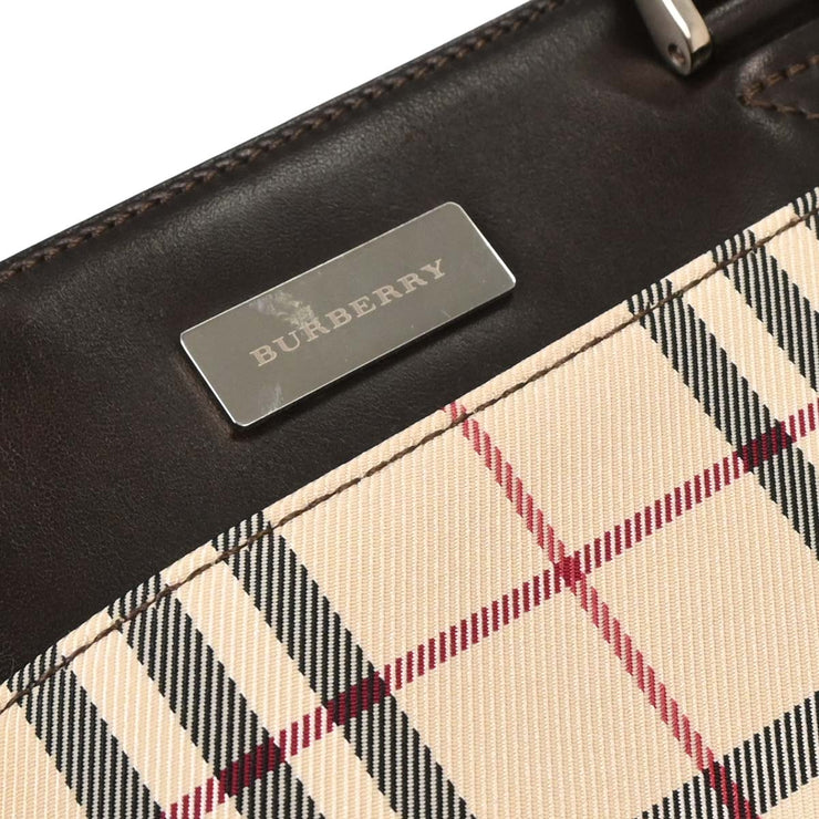 Burberry Beige Burberry Check Handbag 166746