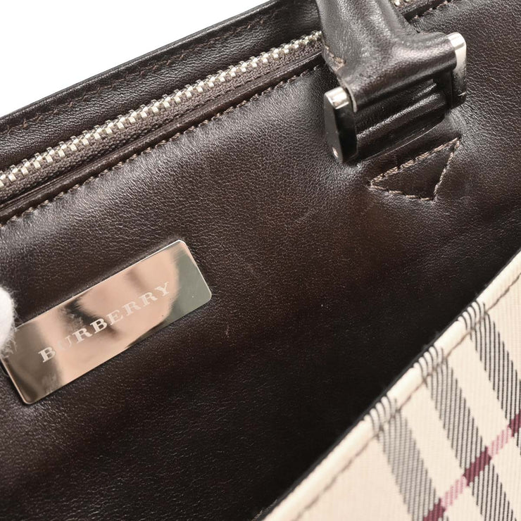 Burberry Beige Burberry Check Handbag 166746