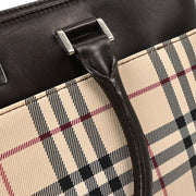 Burberry Beige Burberry Check Handbag 166746
