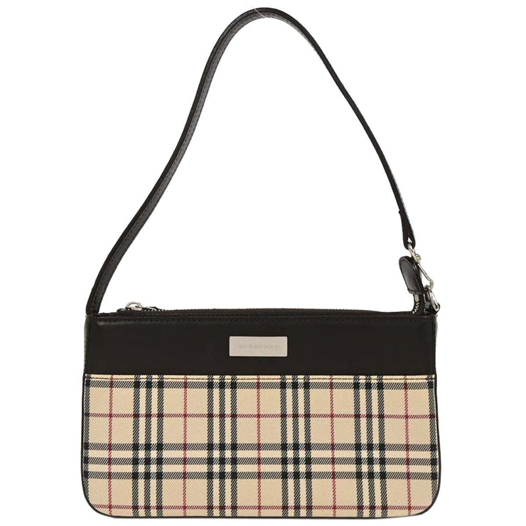 Burberry Beige Brown Burberry Check Handbag 166747