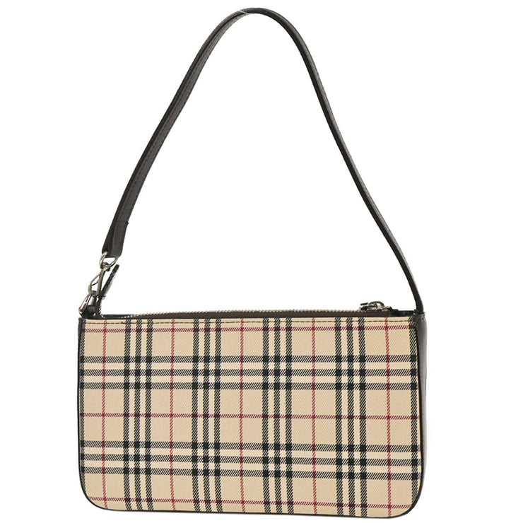 Burberry Beige Brown Burberry Check Handbag 166747