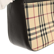 Burberry Beige Brown Burberry Check Handbag 166747