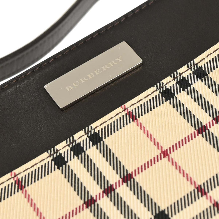 Burberry Beige Brown Burberry Check Handbag 166747
