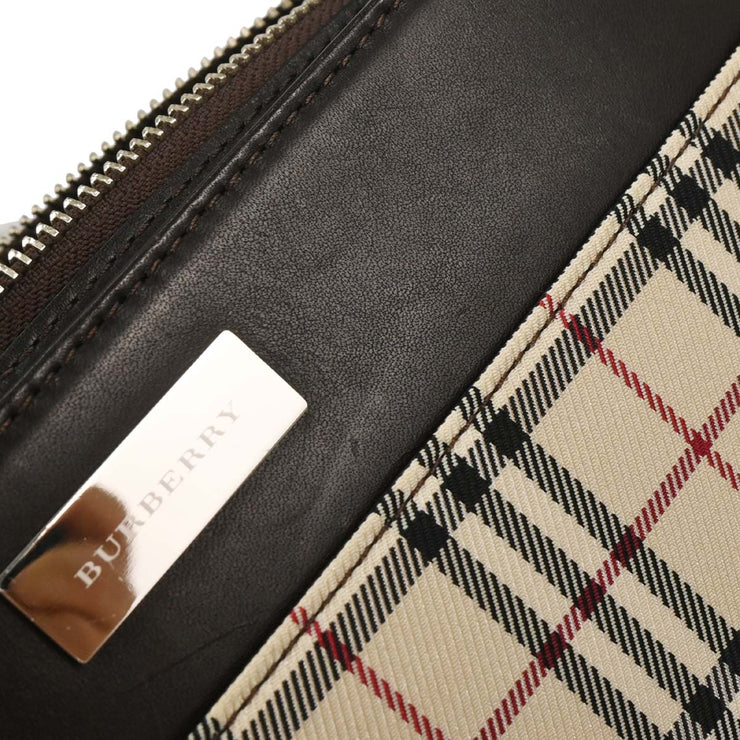 Burberry Beige Brown Burberry Check Handbag 166747