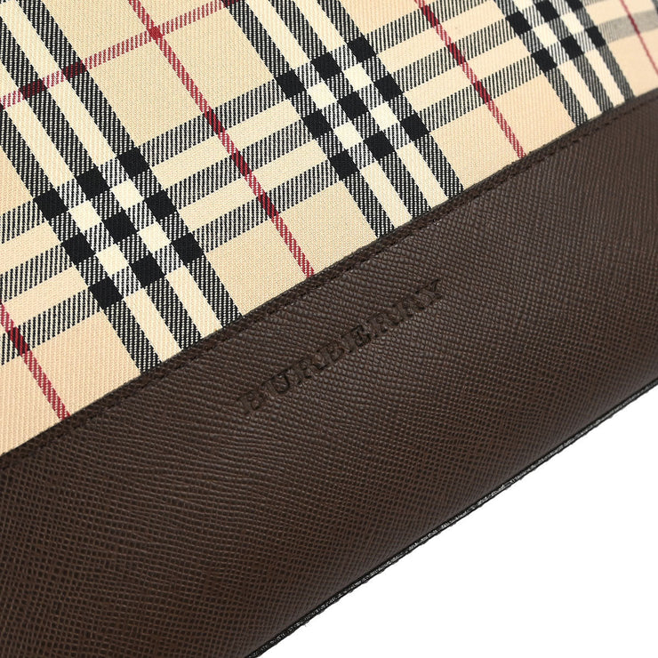 Burberry Beige Burberry Check Tote Handbag 166748