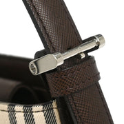 Burberry Beige Burberry Check Tote Handbag 166748