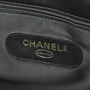 Chanel Black Lambskin 2way Briefcase Handbag 166749