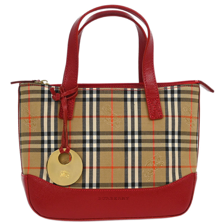 Burberry Beige House Check Tote Handbag 166751